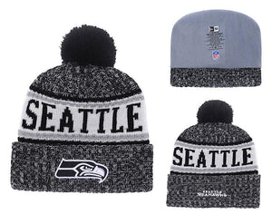 Men's Seattle Seahawks New Era 2018 NFL Knit Beanie Hat