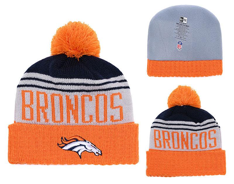 Men's Denver Broncos New Era 2018 NFL Knit Beanie Hat