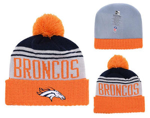 Men's Denver Broncos New Era 2018 NFL Knit Beanie Hat