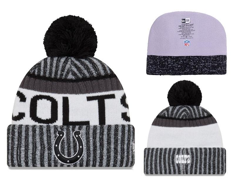 Men's Indianapolis Colts New Era 2018 NFL Knit Beanie Hat