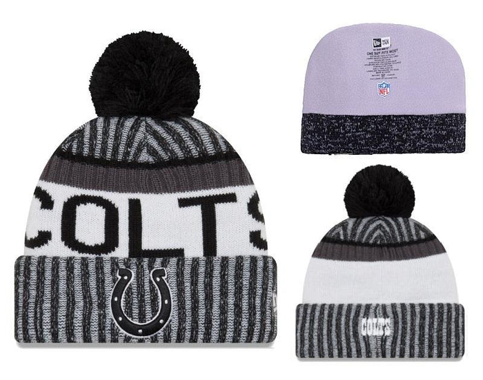 Men's Indianapolis Colts New Era 2018 NFL Knit Beanie Hat
