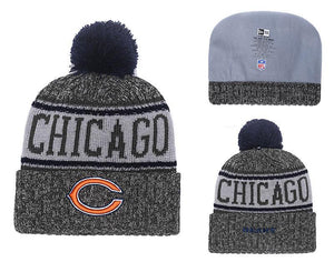 Men's Chicago Bears New Era 2018 NFL Knit Beanie Hat