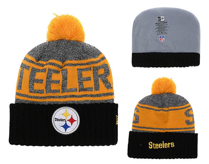 Men's Pittsburgh Steelers New Era 2018 NFL Knit Beanie Hat