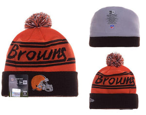 Men's Cleveland Browns New Era 2018 NFL Knit Beanie Hat