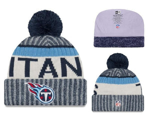 Men's Tennessee Titans New Era 2018 NFL Knit Beanie Hat