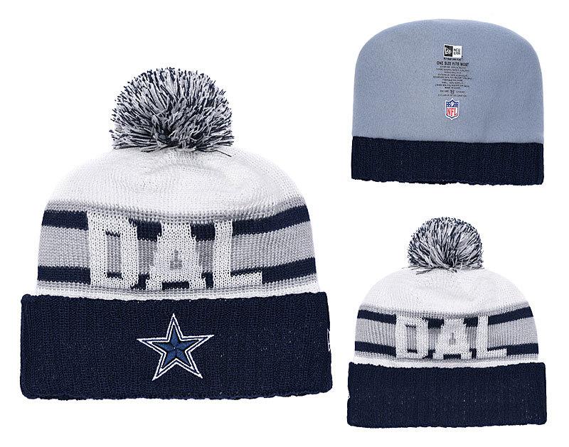 Men's Dallas Cowboys New Era 2018 NFL Knit Beanie Hat