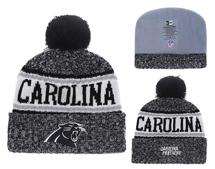 Men's Carolina Panthers New Era 2018 NFL Knit Beanie Hat
