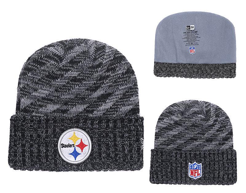Men's Pittsburgh Steelers New Era 2018 NFL Knit Beanie Hat