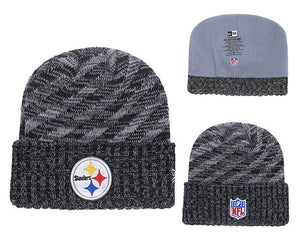 Men's Pittsburgh Steelers New Era 2018 NFL Knit Beanie Hat