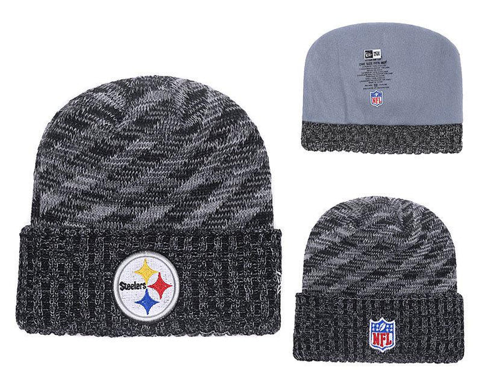 Men's Pittsburgh Steelers New Era 2018 NFL Knit Beanie Hat