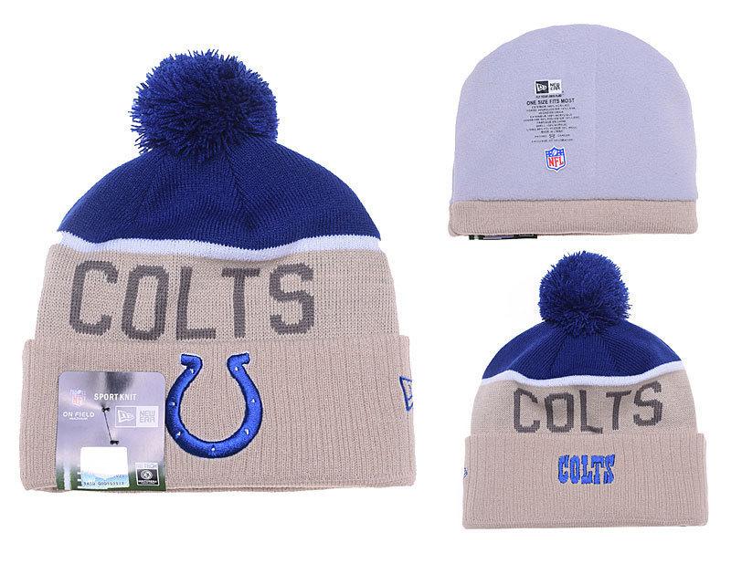Men's Indianapolis Colts New Era 2018 NFL Knit Beanie Hat