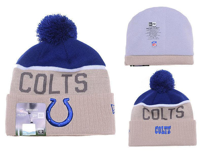 Men's Indianapolis Colts New Era 2018 NFL Knit Beanie Hat