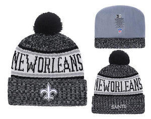 Men's New Orleans Saints New Era 2018 NFL Knit Beanie Hat
