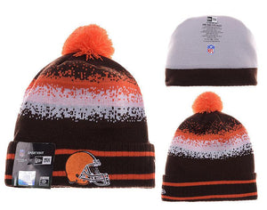 Men's Cleveland Browns New Era 2018 NFL Knit Beanie Hat