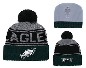 Men's Philadelphia Eagles New Era 2018 NFL Knit Beanie Hat