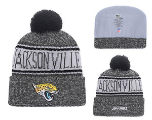 Men's Jacksonville Jaguars New Era 2018 NFL Knit Beanie Hat