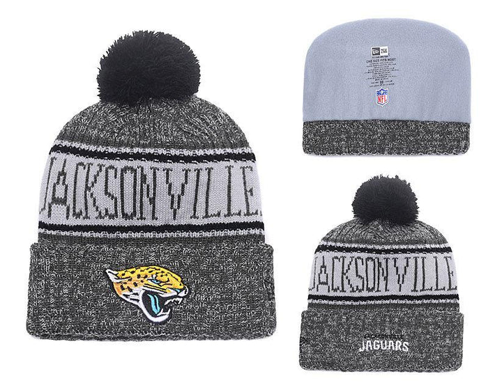 Men's Jacksonville Jaguars New Era 2018 NFL Knit Beanie Hat