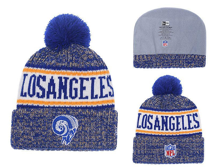 Men's St. Louis Rams New Era 2018 NFL Knit Beanie Hat