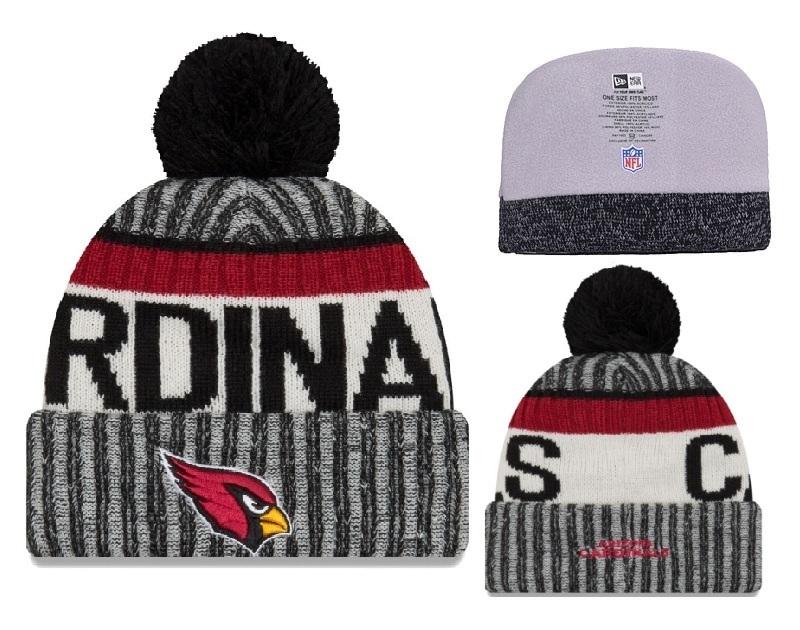 Men's Arizona Cardinals Cardinal New Era 2018 NFL Knit Beanie Hat