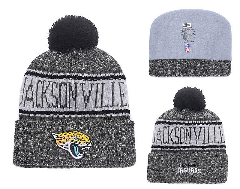 Men's Jacksonville Jaguars New Era 2018 NFL Knit Beanie Hat