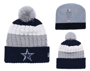 Men's Dallas Cowboys New Era 2018 NFL Knit Beanie Hat