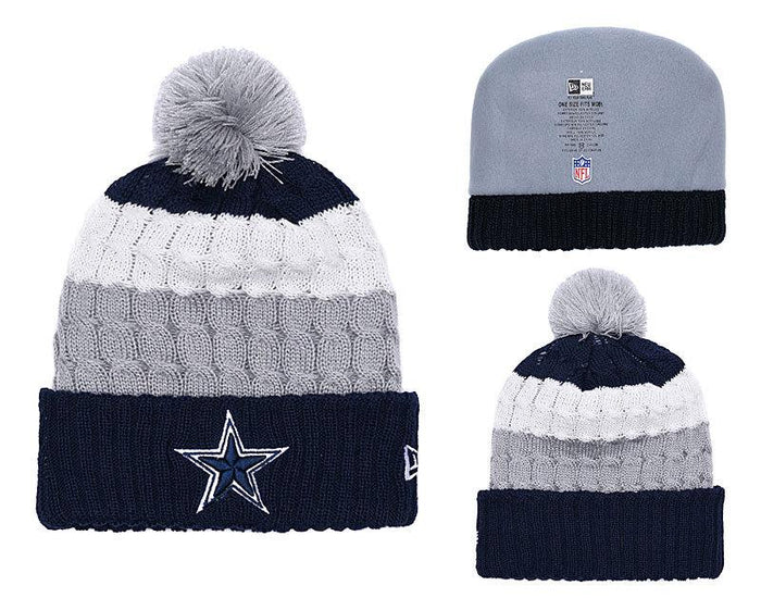 Men's Dallas Cowboys New Era 2018 NFL Knit Beanie Hat