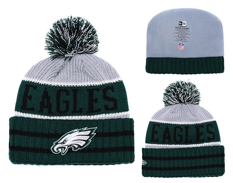 Men's Philadelphia Eagles New Era 2018 NFL Knit Beanie Hat