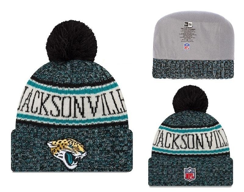 Men's Jacksonville Jaguars New Era 2018 NFL Knit Beanie Hat