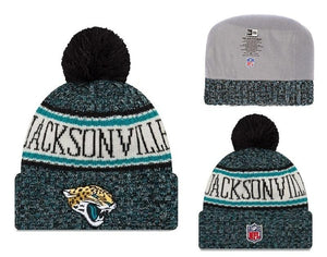 Men's Jacksonville Jaguars New Era 2018 NFL Knit Beanie Hat