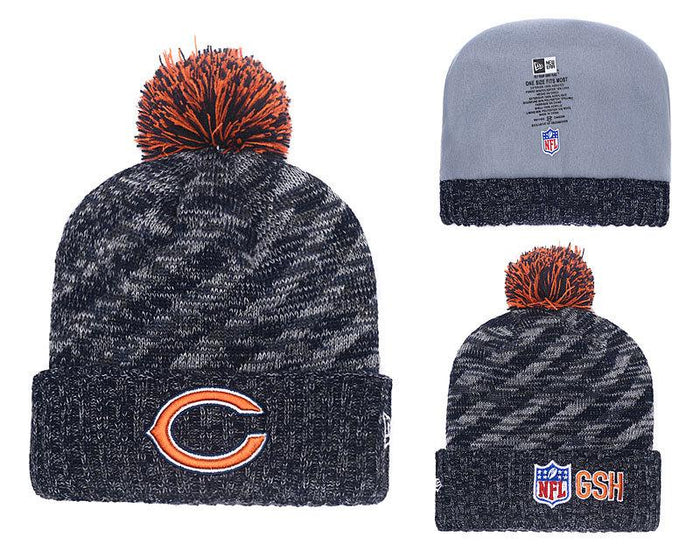Men's Chicago Bears New Era 2018 NFL Knit Beanie Hat