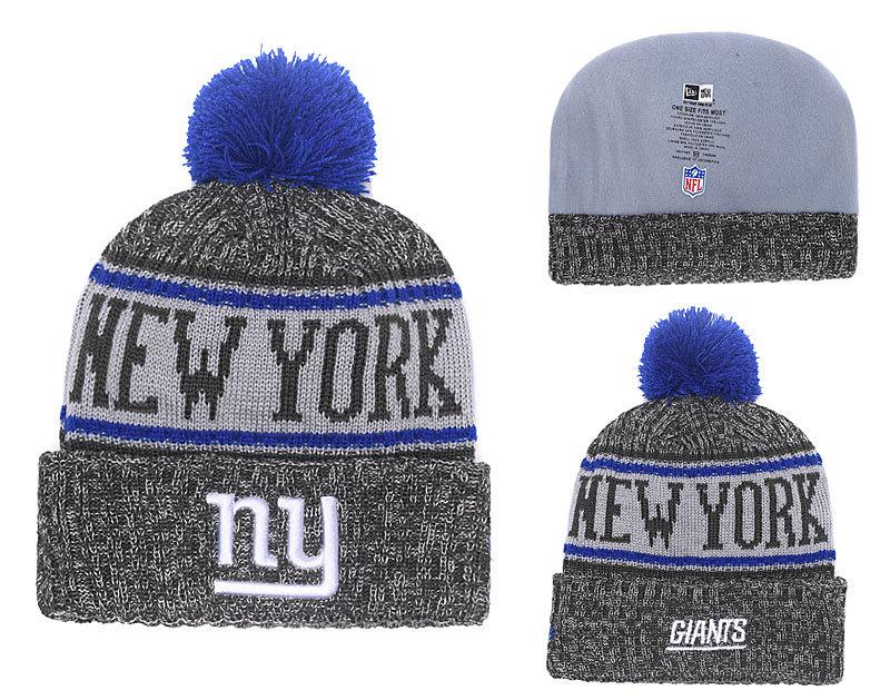 Men's New York New Era 2018 NFL Knit Beanie Hat
