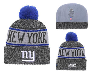 Men's New York New Era 2018 NFL Knit Beanie Hat