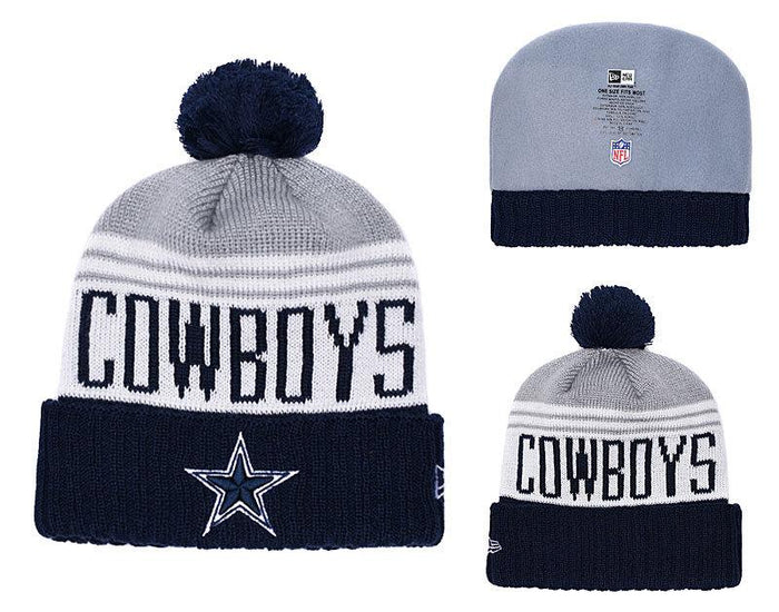 Men's Dallas Cowboys New Era 2018 NFL Knit Beanie Hat