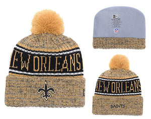 Men's New Orleans Saints New Era 2018 NFL Knit Beanie Hat
