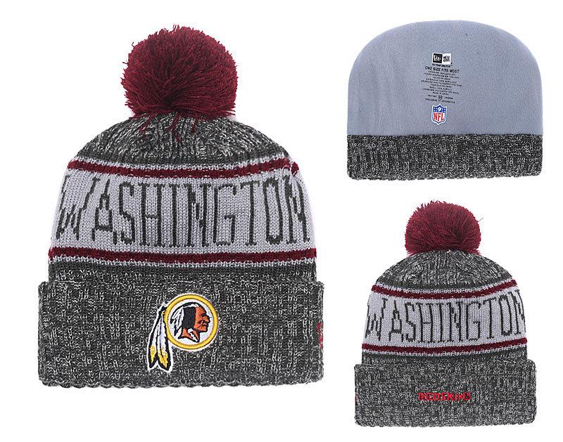 Men's Washington Redskins New Era 2018 NFL Knit Beanie Hat