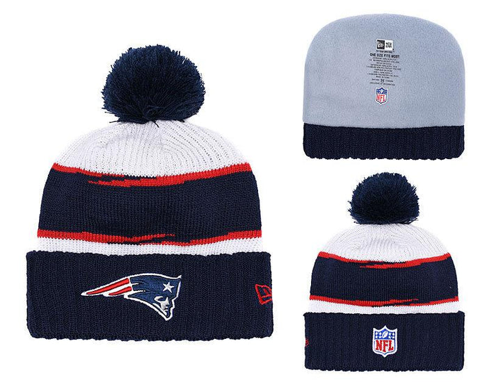 Men's New England Patriots New Era 2018 NFL Knit Beanie Hat