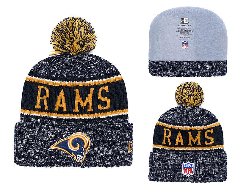 Men's St. Louis Rams New Era 2018 NFL Knit Beanie Hat