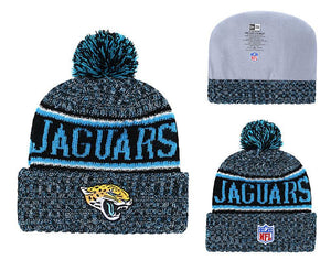 Men's Jacksonville Jaguars New Era 2018 NFL Knit Beanie Hat