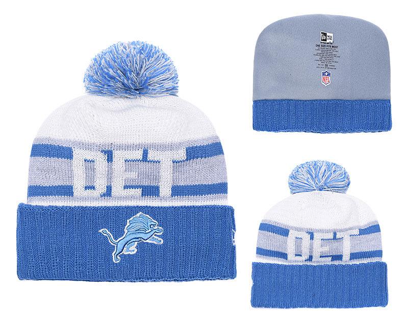 Men's Detroit Lions New Era 2018 NFL Knit Beanie Hat