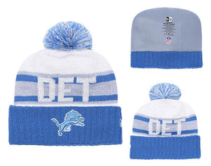 Men's Detroit Lions New Era 2018 NFL Knit Beanie Hat