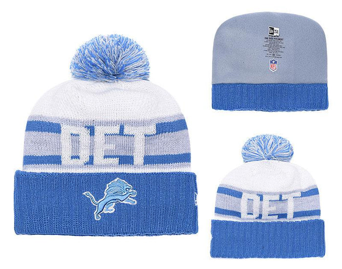 Men's Detroit Lions New Era 2018 NFL Knit Beanie Hat