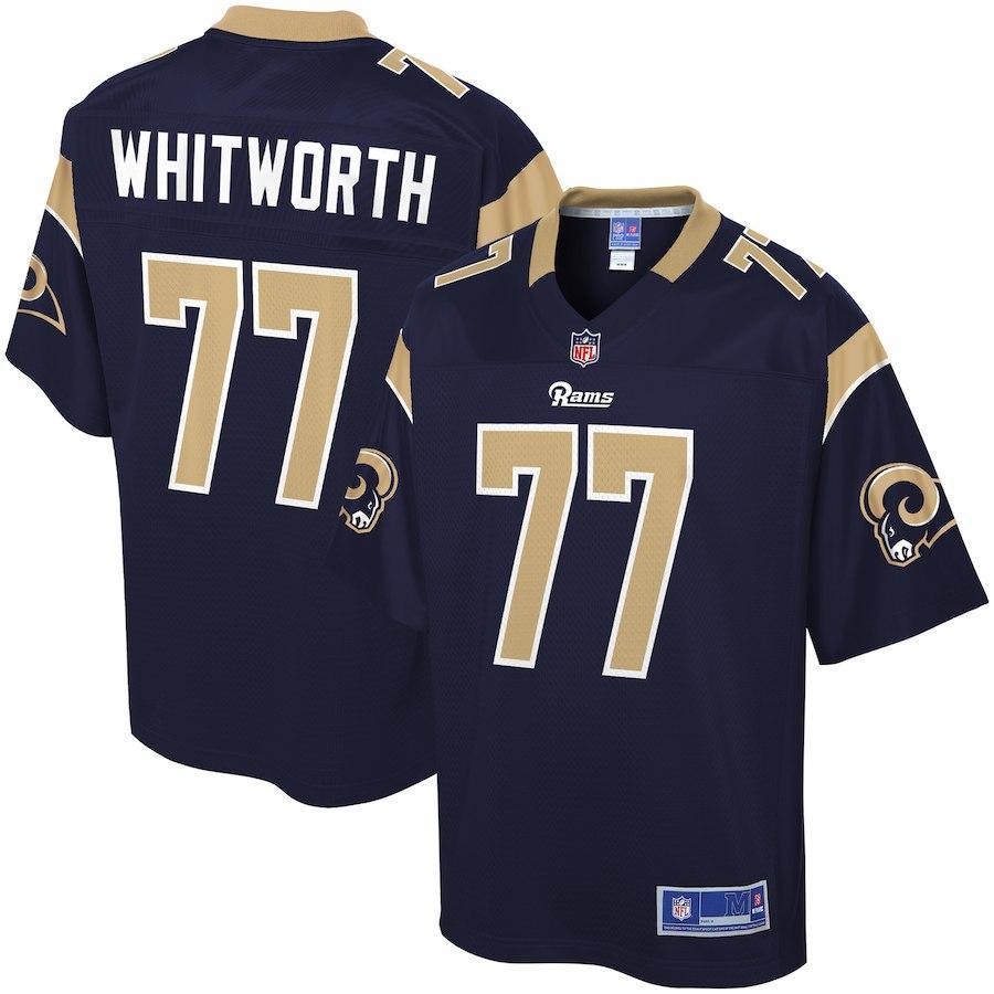 Andrew Whitworth Los Angeles Rams NFL Pro Line Player Jersey - Navy