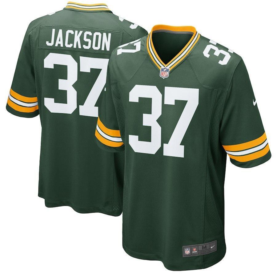 Josh Jackson Green Bay Packers Game Jersey Green