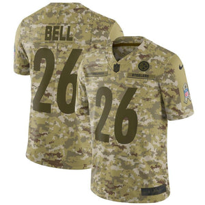 Le'Veon Bell Pittsburgh Steelers Salute to Service Limited Jersey – Camo 2018/2019