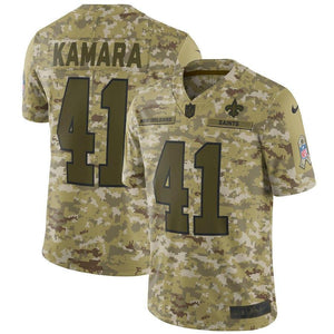 New Orleans Saints Alvin Kamara Camo Jersey 2018 - 2019