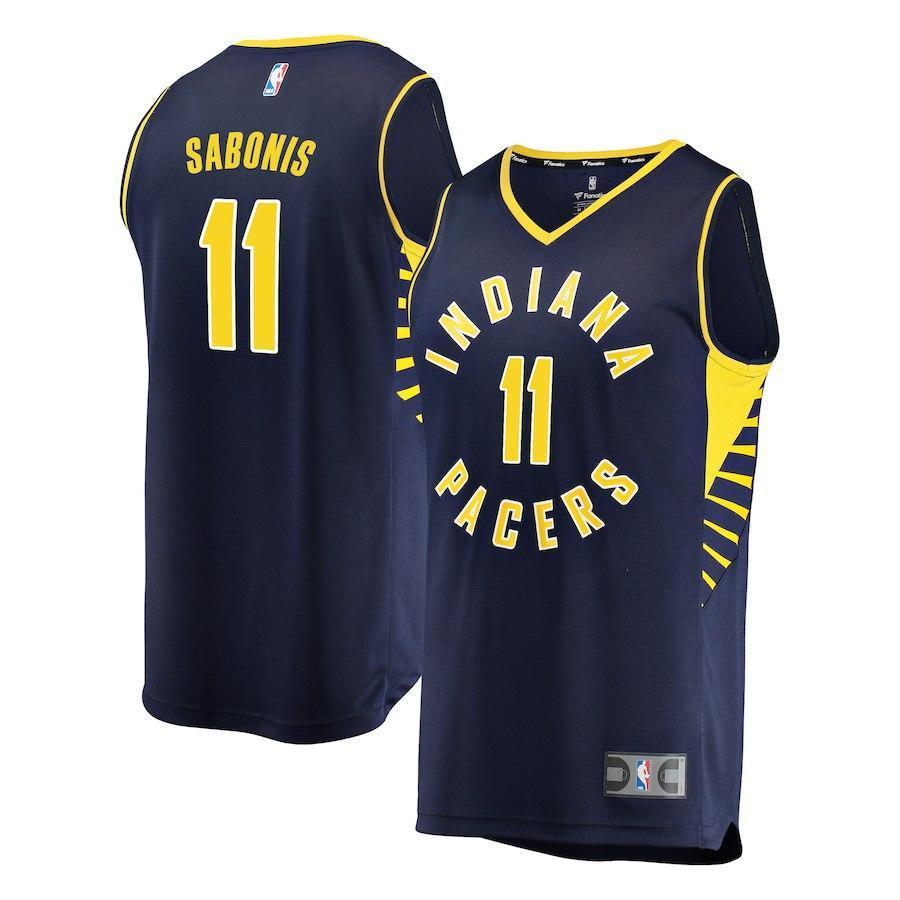 Domantas Sabonis Indiana Pacers Branded Fast Break Player Jersey - Icon Edition – Navy