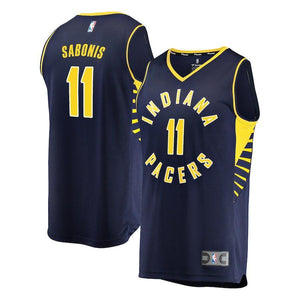Indiana Pacers Domantas Sabonis Branded Youth Fast Break Player Jersey - Icon Edition - Navy 2018/2019