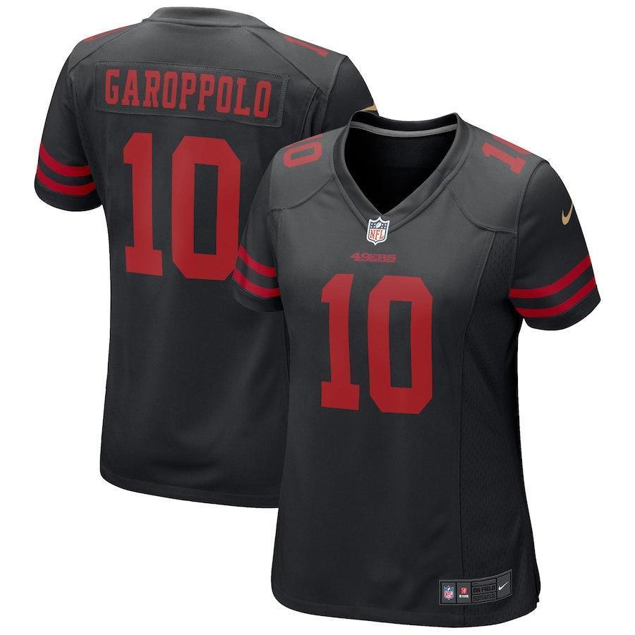 Jimmy Garoppolo San Francisco 49ers Women's Game Jersey – Black 2018/2019