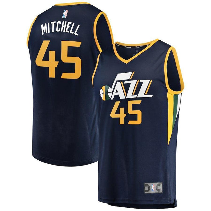 Donovan Mitchell Utah Jazz Navy Swingman Jersey 2018 - 2019