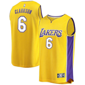 Jordan Clarkson Los Angeles Lakers Branded Youth Fast Break Jersey Gold - Icon Edition 2018/2019